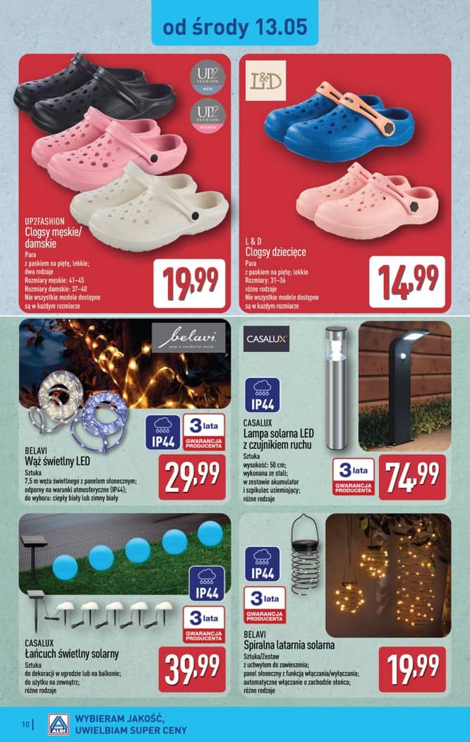 Aldi - Artykuły przemysłowe i tekstylia od środy 13.05 i od soboty 16.05 10 puslapis
