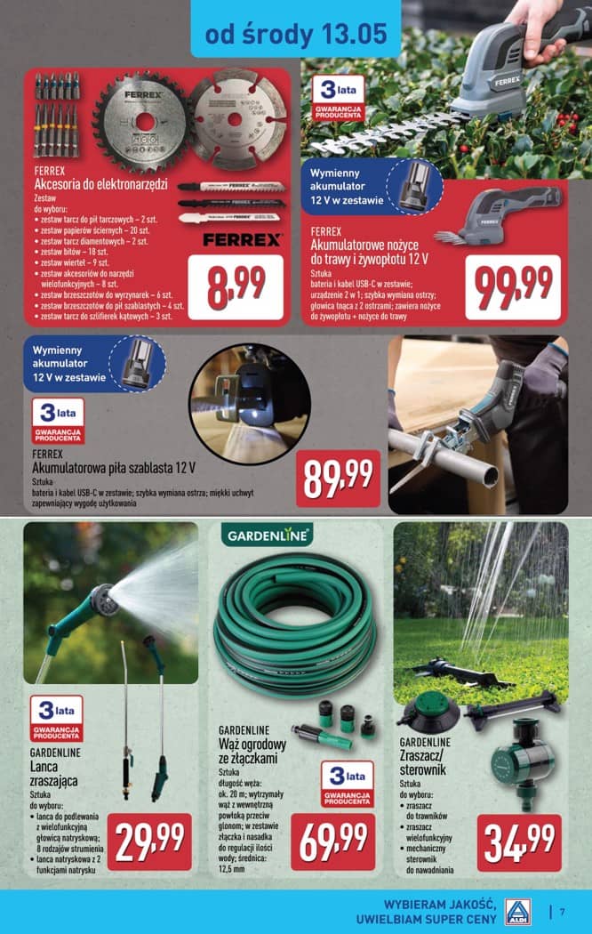 Aldi - Artykuły przemysłowe i tekstylia od środy 13.05 i od soboty 16.05 7 puslapis