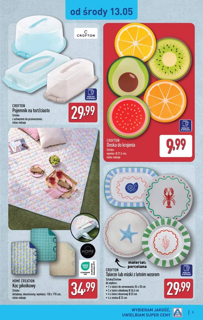 Aldi - Artykuły przemysłowe i tekstylia od środy 13.05 i od soboty 16.05 9 puslapis