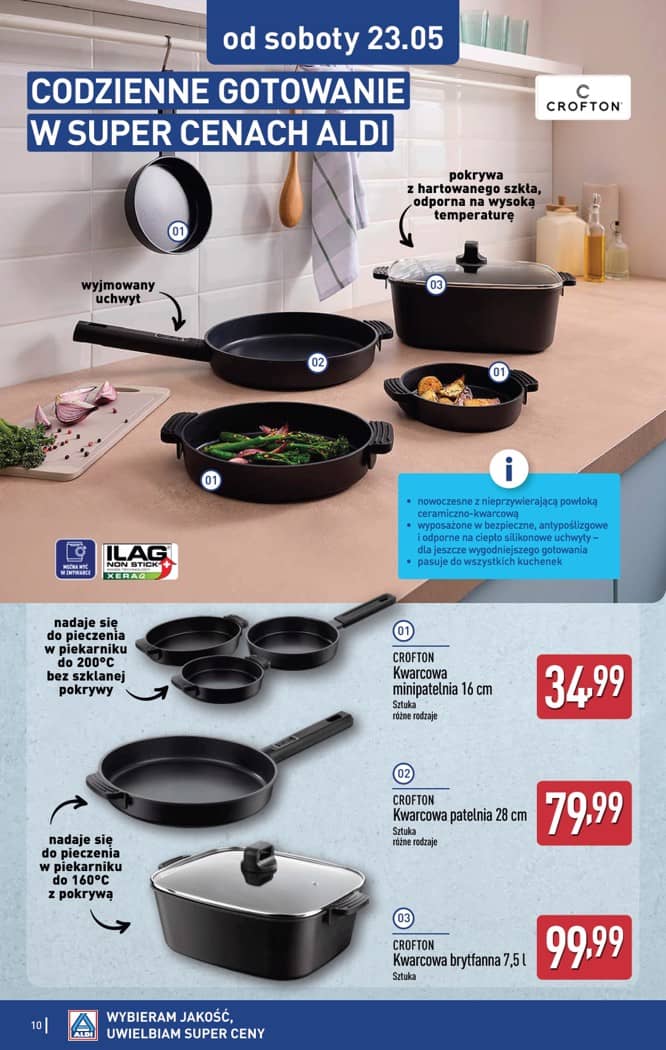 Aldi - Artykuły przemysłowe i tekstylia od środy 20.05 i od soboty 23.05 10 puslapis