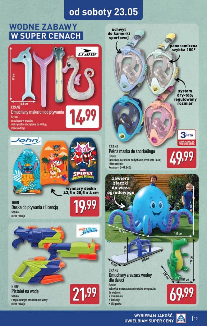 Aldi - Artykuły przemysłowe i tekstylia od środy 20.05 i od soboty 23.05 15 puslapis