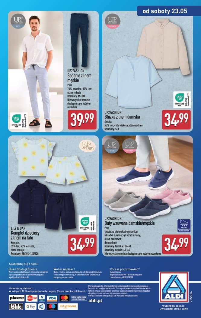 Aldi - Artykuły przemysłowe i tekstylia od środy 20.05 i od soboty 23.05 16 puslapis