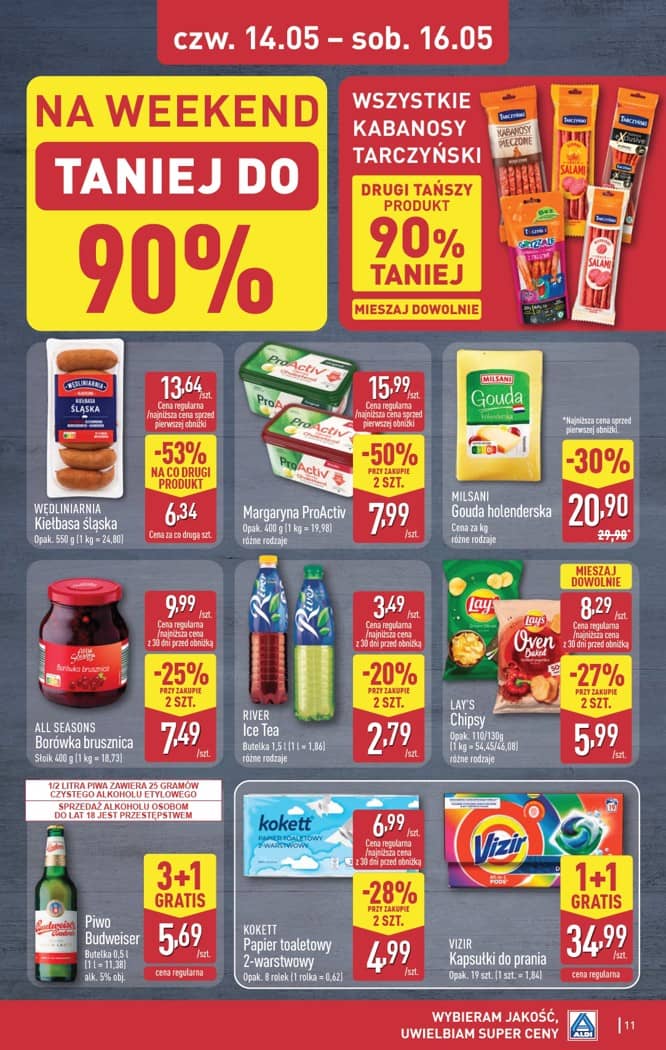 Aldi - Oferta weekendowa od czwartku 14.05 do soboty 16.05 11 puslapis