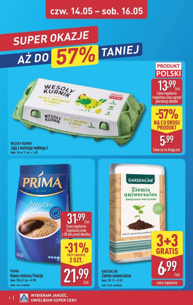 Aldi - Oferta weekendowa od czwartku 14.05 do soboty 16.05 2 puslapis