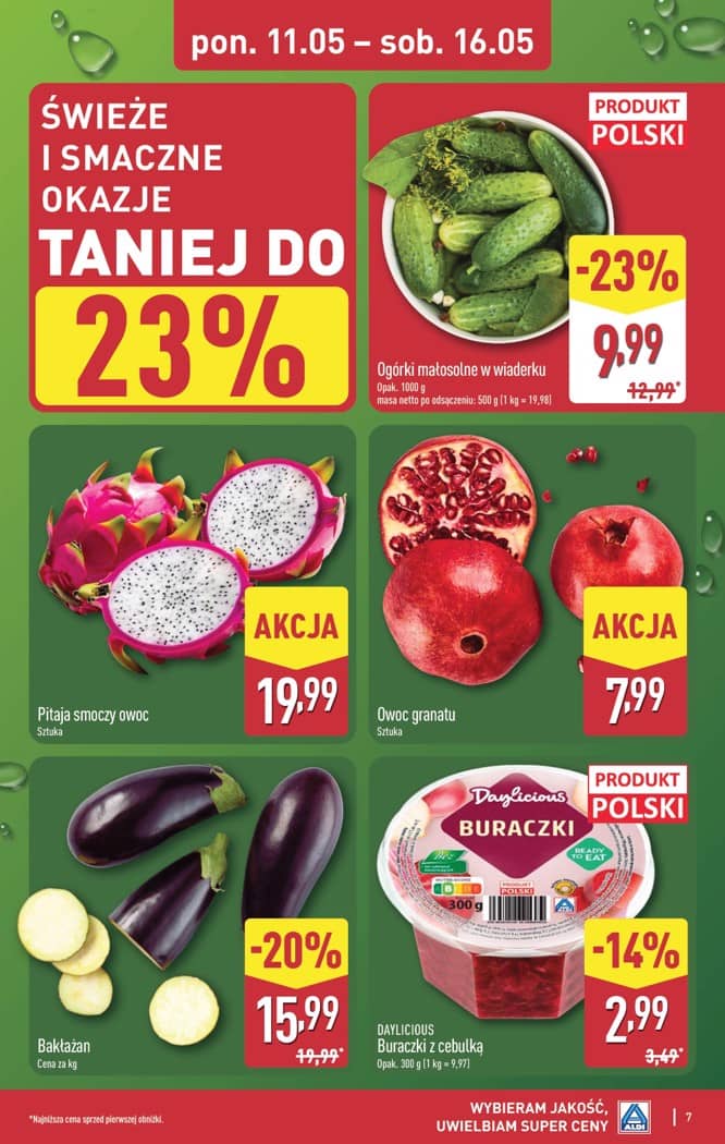 Aldi - Oferta weekendowa od czwartku 14.05 do soboty 16.05 7 puslapis
