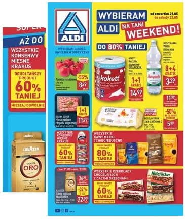 Aldi - Oferta weekendowa od czwartku 21.05 do soboty 23.05 2026-05-21 – 2026-05-23