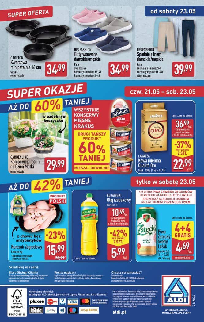 Aldi - Oferta weekendowa od czwartku 21.05 do soboty 23.05 14 puslapis