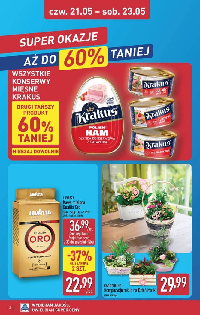 Aldi - Oferta weekendowa od czwartku 21.05 do soboty 23.05 2 puslapis