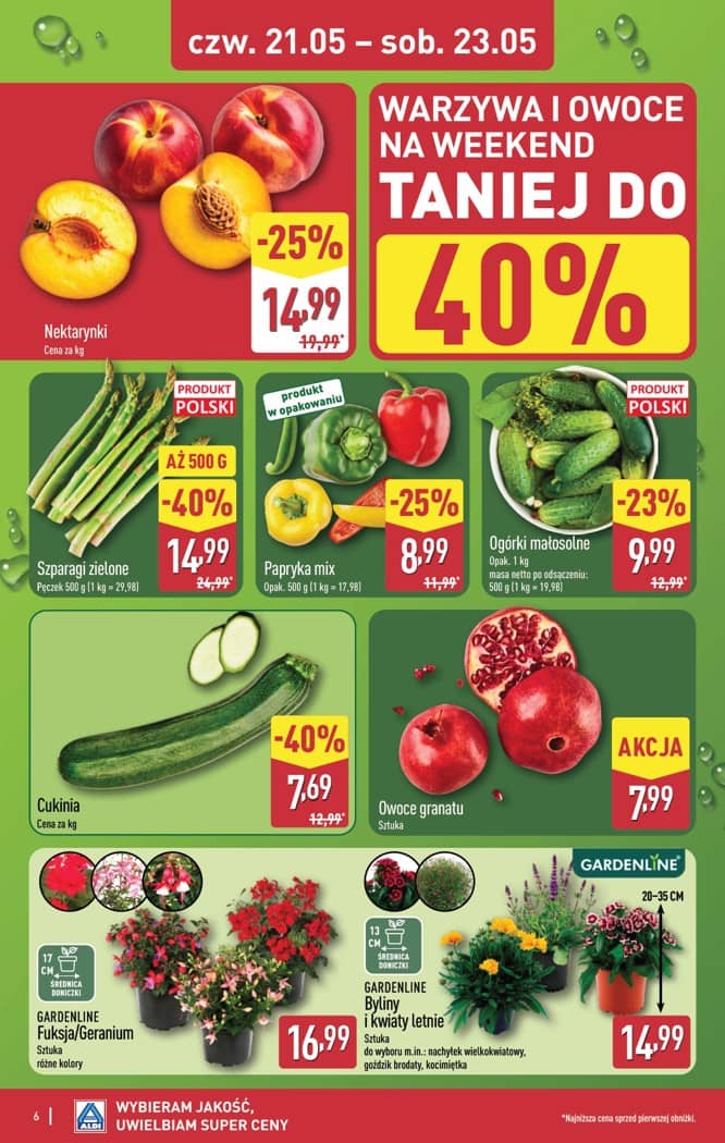 Aldi - Oferta weekendowa od czwartku 21.05 do soboty 23.05 6 puslapis