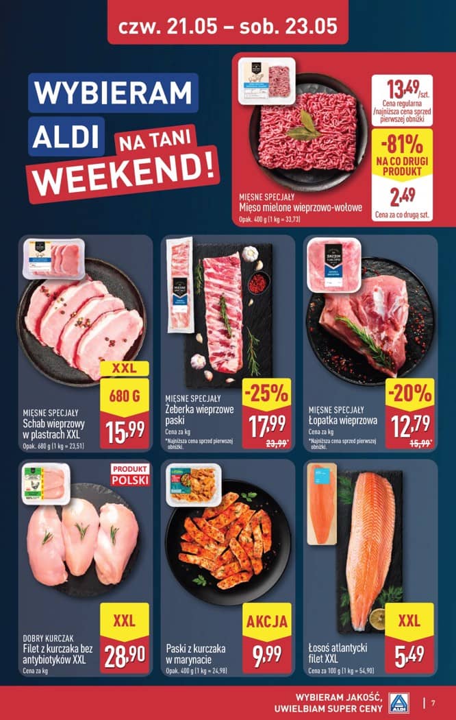 Aldi - Oferta weekendowa od czwartku 21.05 do soboty 23.05 7 puslapis