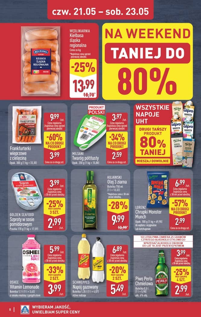 Aldi - Oferta weekendowa od czwartku 21.05 do soboty 23.05 8 puslapis