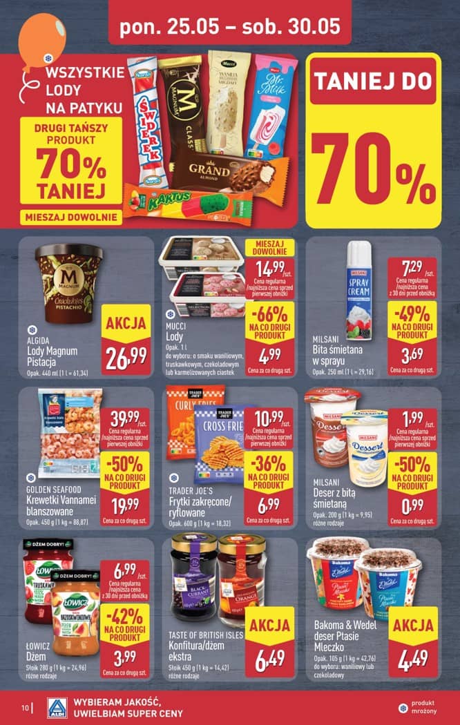 Aldi - Pełna oferta od poniedziałku 25.05 do soboty 30.05 10 puslapis