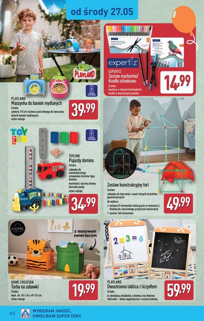 Aldi - Pełna oferta od poniedziałku 25.05 do soboty 30.05 28 puslapis