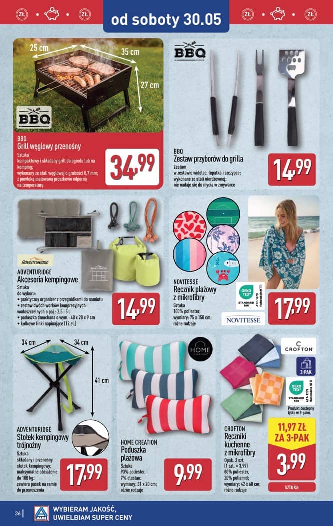 Aldi - Pełna oferta od poniedziałku 25.05 do soboty 30.05 36 puslapis