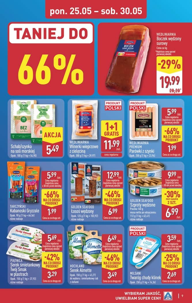 Aldi - Pełna oferta od poniedziałku 25.05 do soboty 30.05 9 puslapis