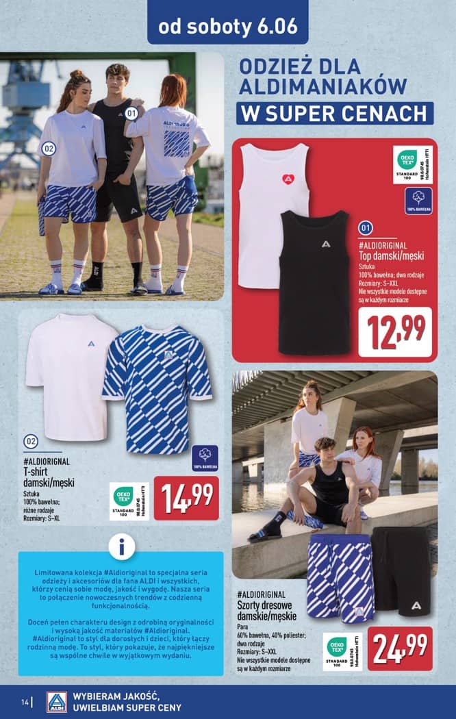 Aldi - Artykuły przemysłowe i tekstylia od środy 3.06 i od soboty 6.06 14 puslapis