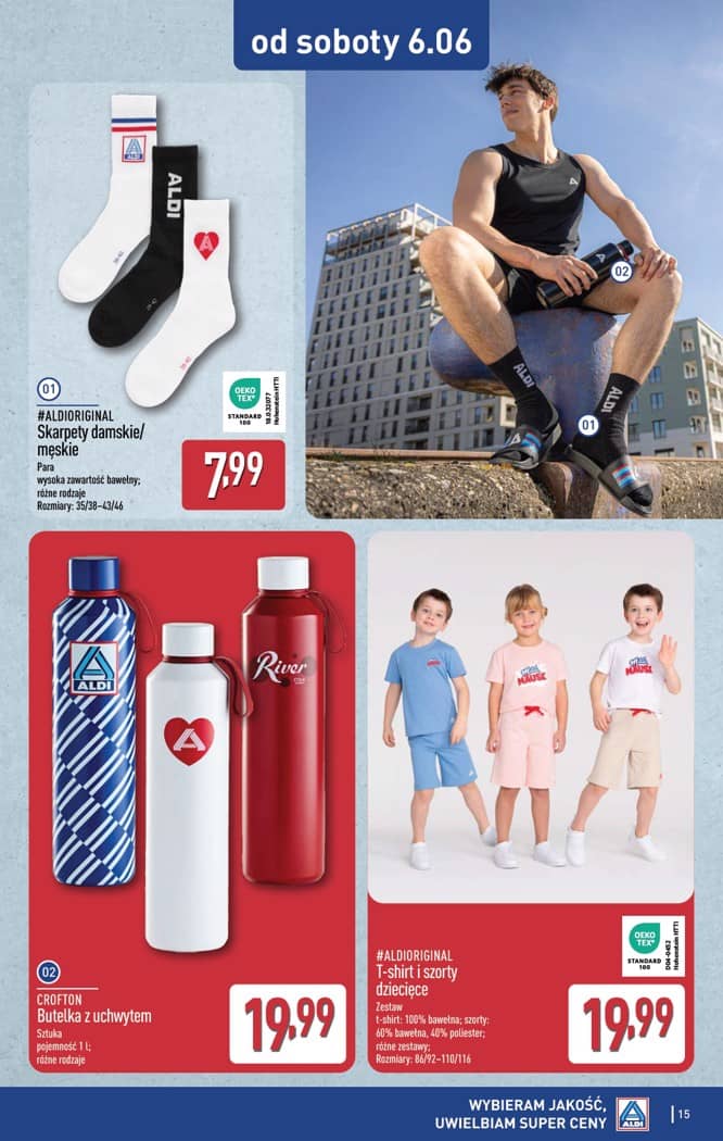 Aldi - Artykuły przemysłowe i tekstylia od środy 3.06 i od soboty 6.06 15 puslapis