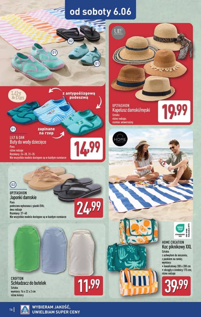 Aldi - Artykuły przemysłowe i tekstylia od środy 3.06 i od soboty 6.06 16 puslapis