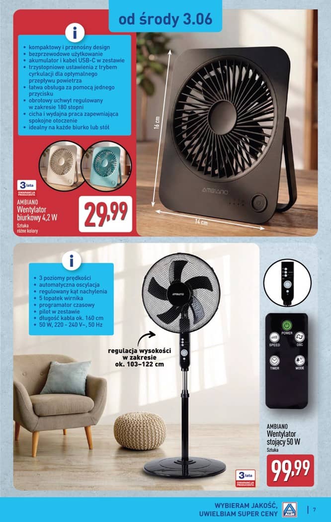 Aldi - Artykuły przemysłowe i tekstylia od środy 3.06 i od soboty 6.06 7 puslapis