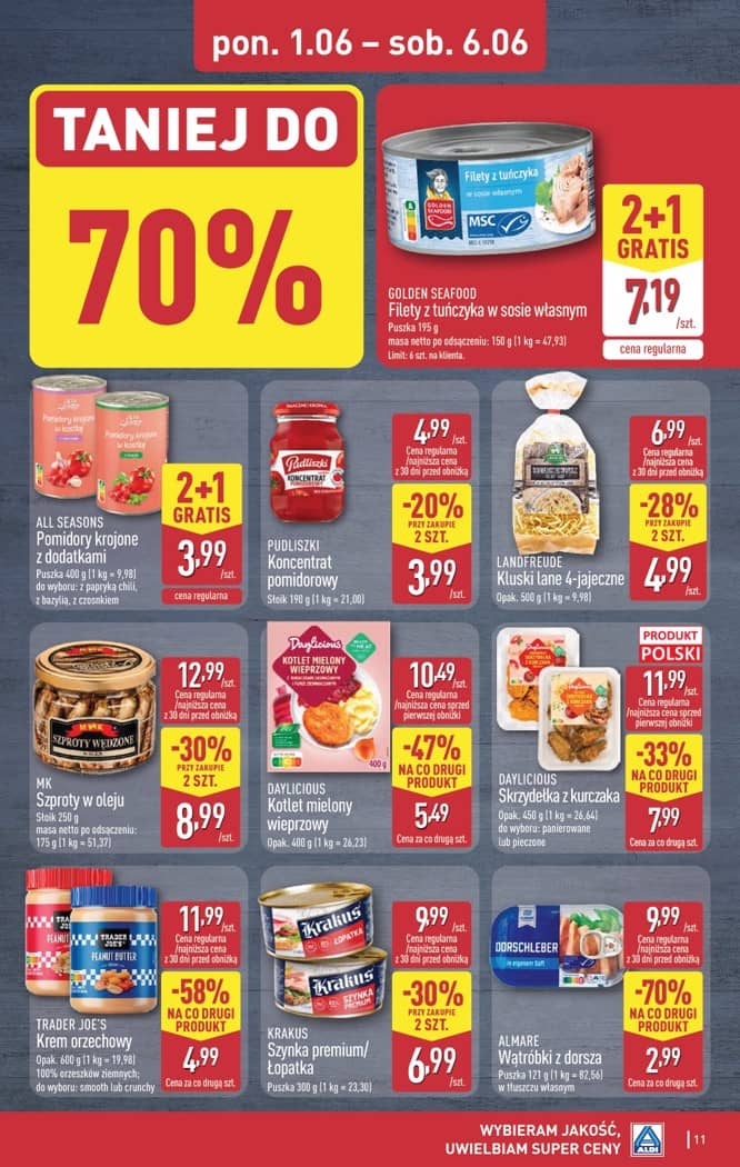 Aldi - Pełna oferta od poniedziałku 1.06 do soboty 6.06 11 puslapis