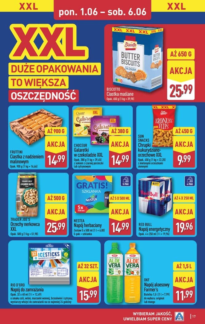 Aldi - Pełna oferta od poniedziałku 1.06 do soboty 6.06 17 puslapis