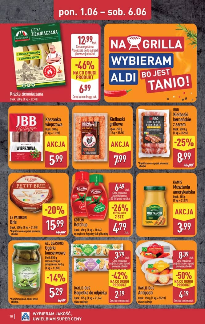 Aldi - Pełna oferta od poniedziałku 1.06 do soboty 6.06 18 puslapis