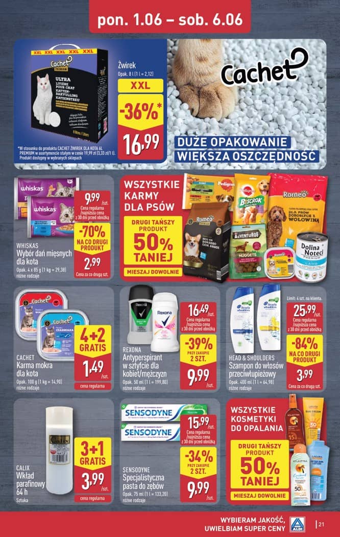 Aldi - Pełna oferta od poniedziałku 1.06 do soboty 6.06 21 puslapis