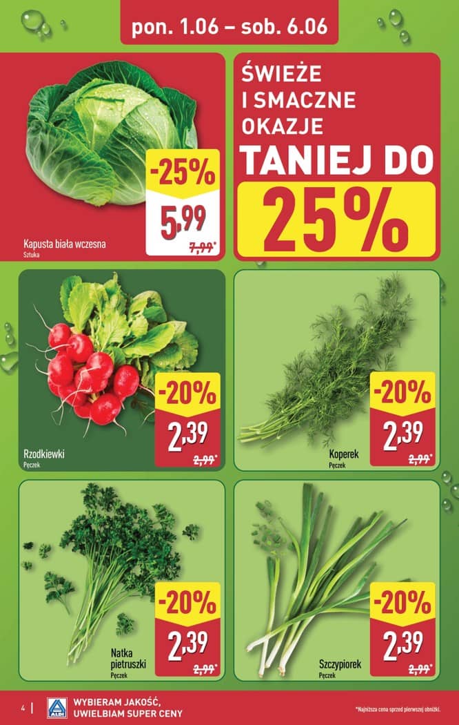 Aldi - Pełna oferta od poniedziałku 1.06 do soboty 6.06 4 puslapis