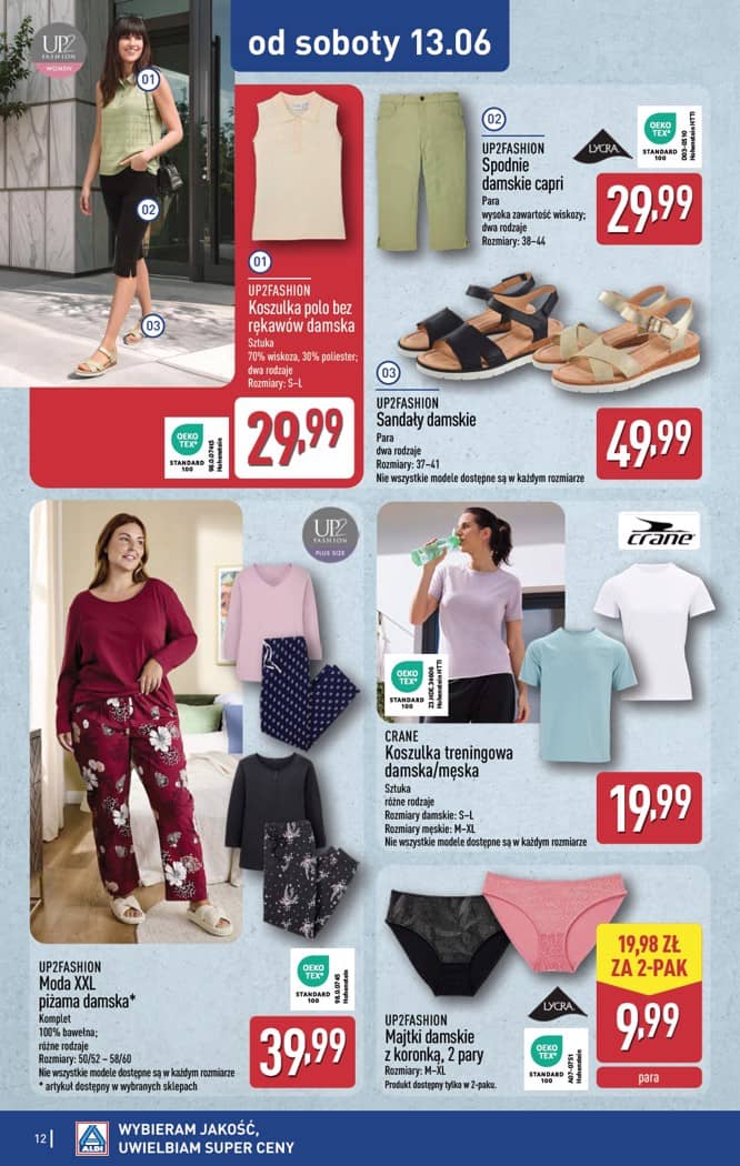 Aldi - Artykuły przemysłowe i tekstylia od środy 10.06 i od soboty 13.06 12 puslapis