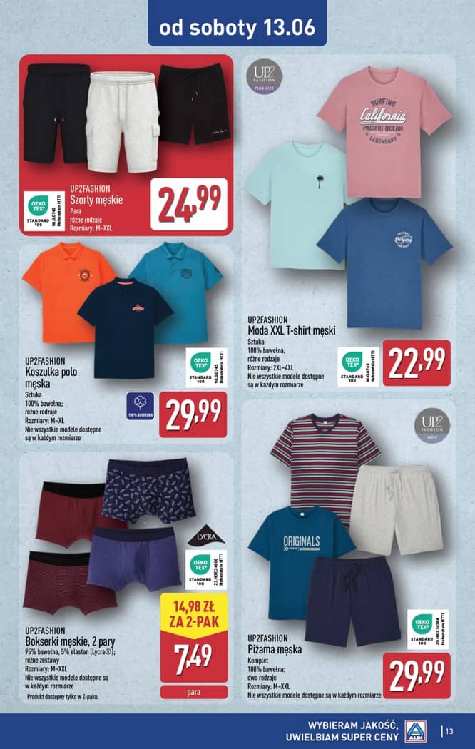 Aldi - Artykuły przemysłowe i tekstylia od środy 10.06 i od soboty 13.06 13 puslapis