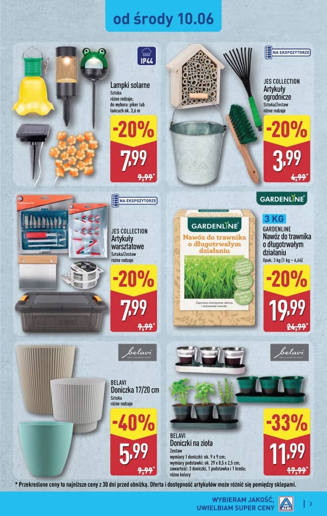 Aldi - Artykuły przemysłowe i tekstylia od środy 10.06 i od soboty 13.06 3 puslapis