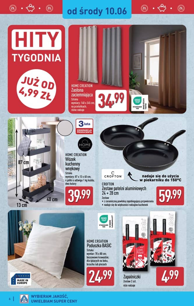 Aldi - Artykuły przemysłowe i tekstylia od środy 10.06 i od soboty 13.06 6 puslapis
