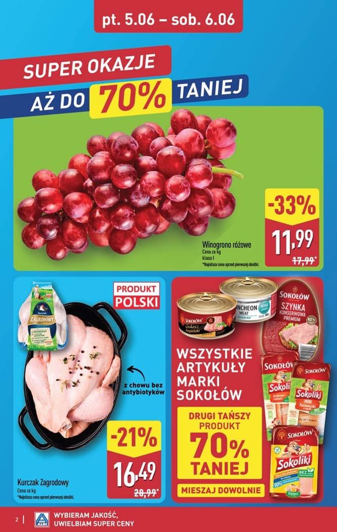 Aldi - Oferta weekendowa od czwartku 4.06 do soboty 6.06 2 puslapis