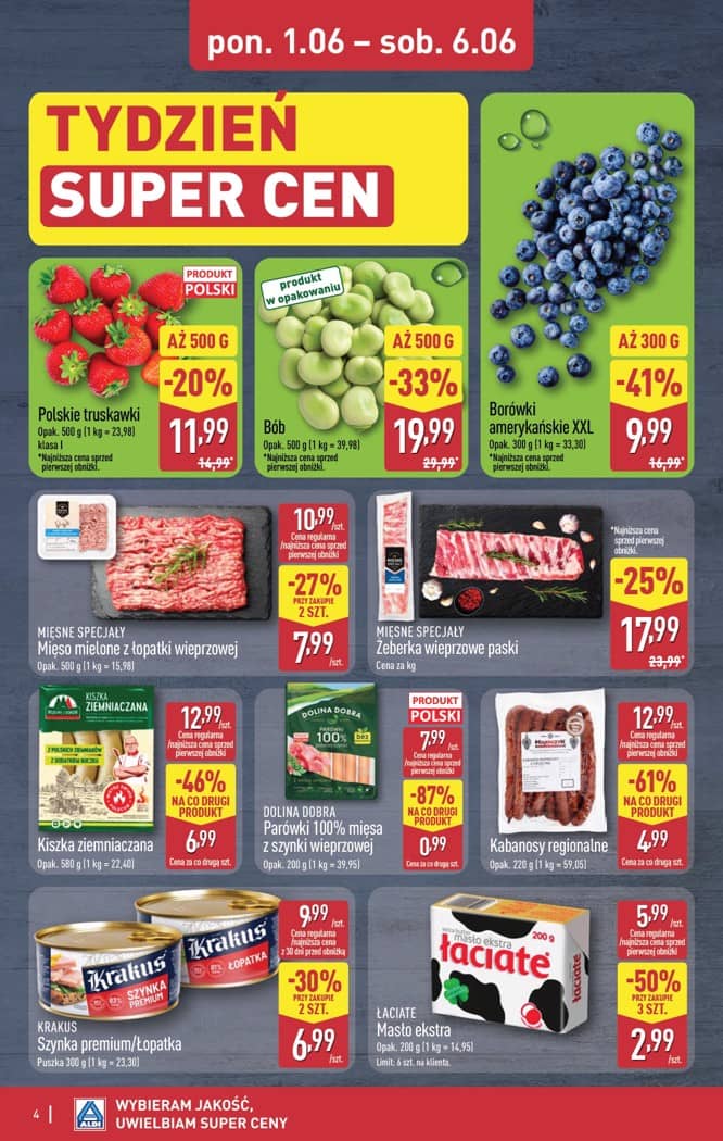 Aldi - Oferta weekendowa od czwartku 4.06 do soboty 6.06 4 puslapis