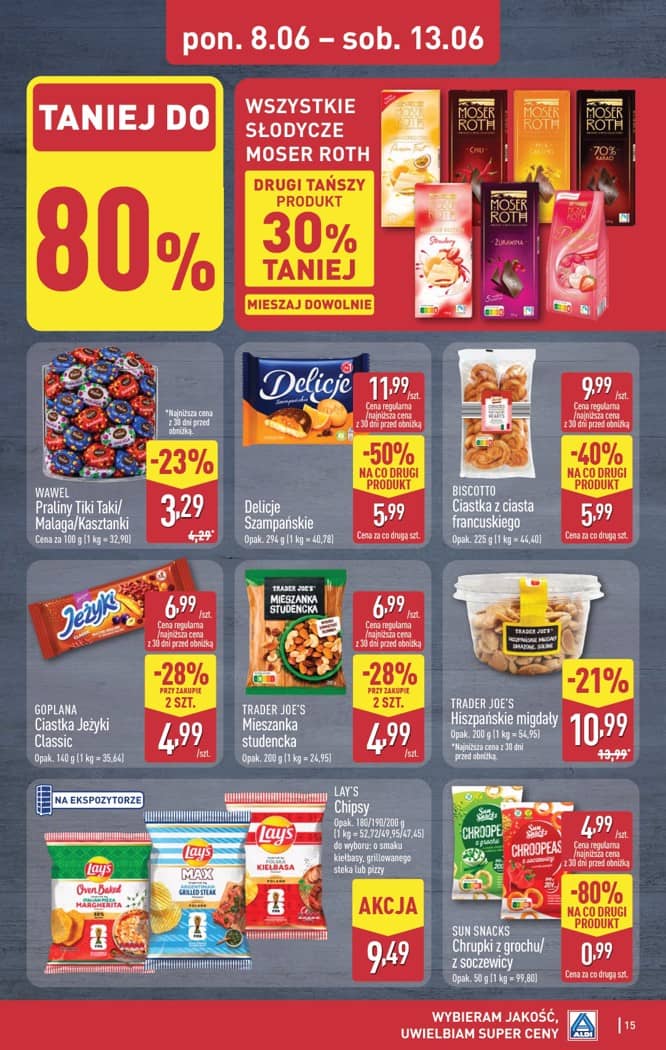 Aldi - Pełna oferta od poniedziałku 8.06 do soboty 13.06 15 puslapis