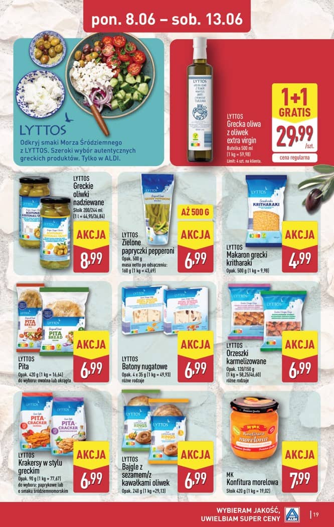 Aldi - Pełna oferta od poniedziałku 8.06 do soboty 13.06 19 puslapis