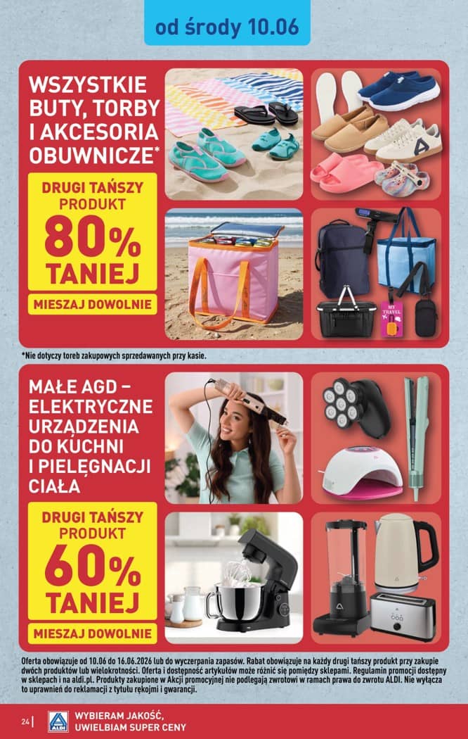 Aldi - Pełna oferta od poniedziałku 8.06 do soboty 13.06 24 puslapis
