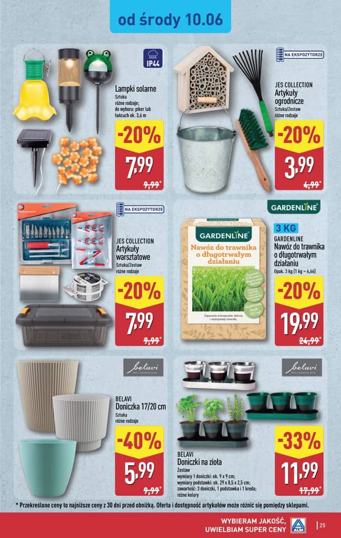 Aldi - Pełna oferta od poniedziałku 8.06 do soboty 13.06 25 puslapis