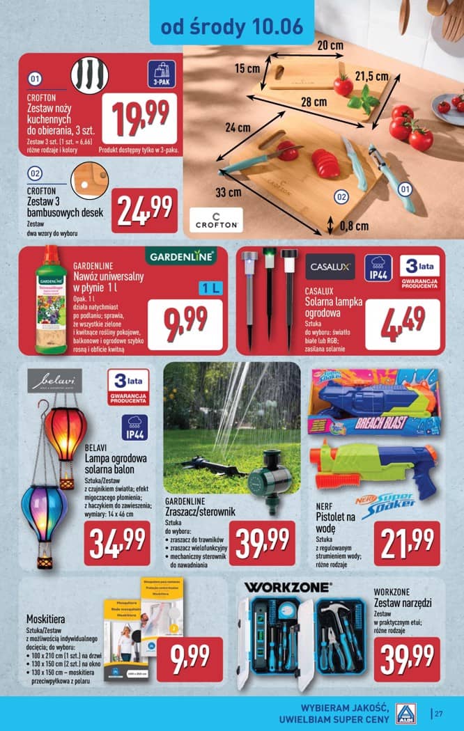 Aldi - Pełna oferta od poniedziałku 8.06 do soboty 13.06 27 puslapis