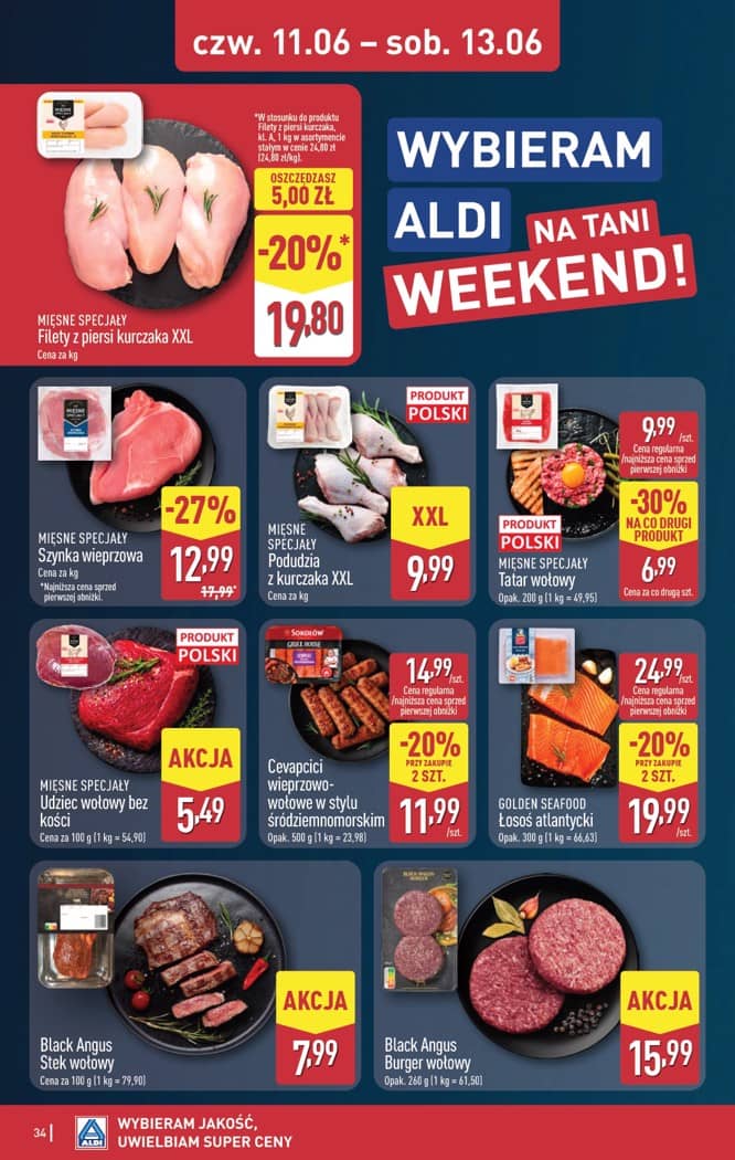 Aldi - Pełna oferta od poniedziałku 8.06 do soboty 13.06 34 puslapis