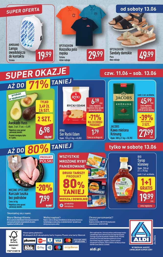 Aldi - Pełna oferta od poniedziałku 8.06 do soboty 13.06 42 puslapis