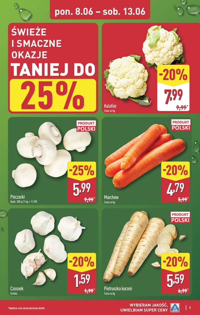 Aldi - Pełna oferta od poniedziałku 8.06 do soboty 13.06 5 puslapis