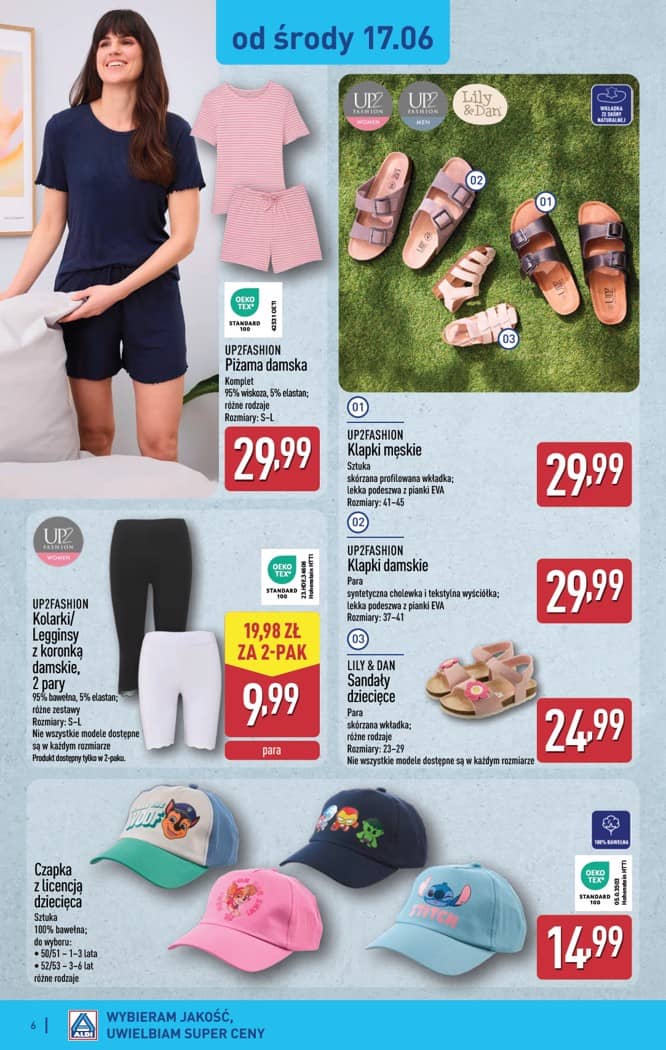 Aldi - Artykuły przemysłowe i tekstylia od środy 17.06 i od soboty 20.06 6 puslapis
