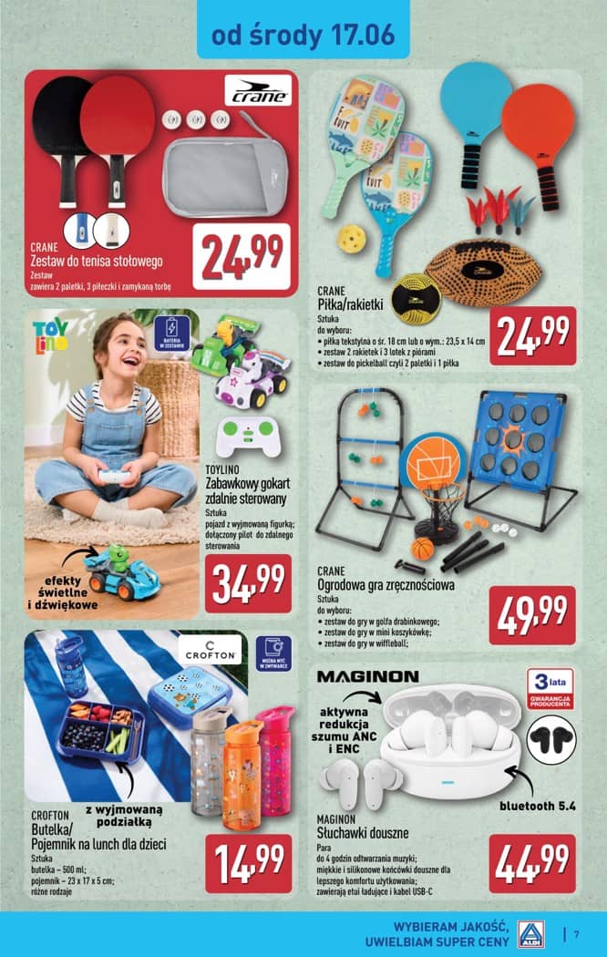 Aldi - Artykuły przemysłowe i tekstylia od środy 17.06 i od soboty 20.06 7 puslapis
