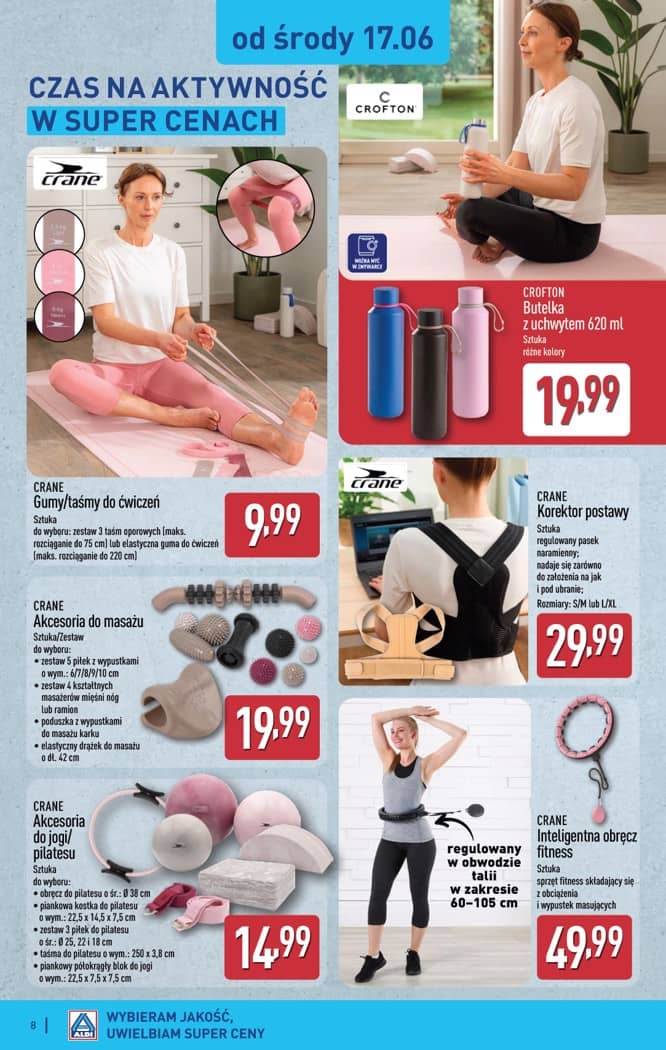 Aldi - Artykuły przemysłowe i tekstylia od środy 17.06 i od soboty 20.06 8 puslapis