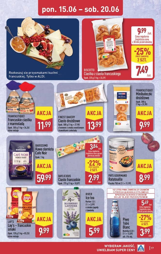 Aldi - Pełna oferta od poniedziałku 15.06 do soboty 20.06 17 puslapis
