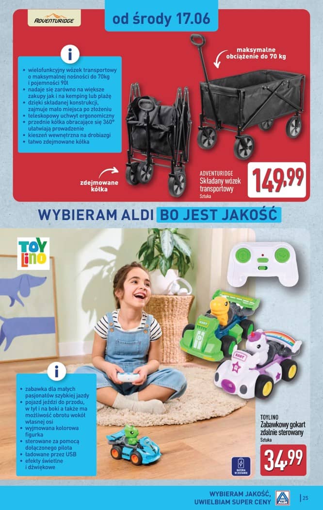 Aldi - Pełna oferta od poniedziałku 15.06 do soboty 20.06 25 puslapis