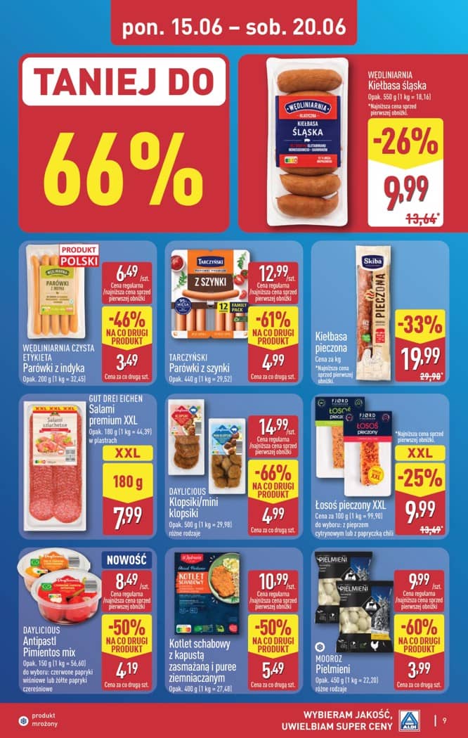 Aldi - Pełna oferta od poniedziałku 15.06 do soboty 20.06 9 puslapis