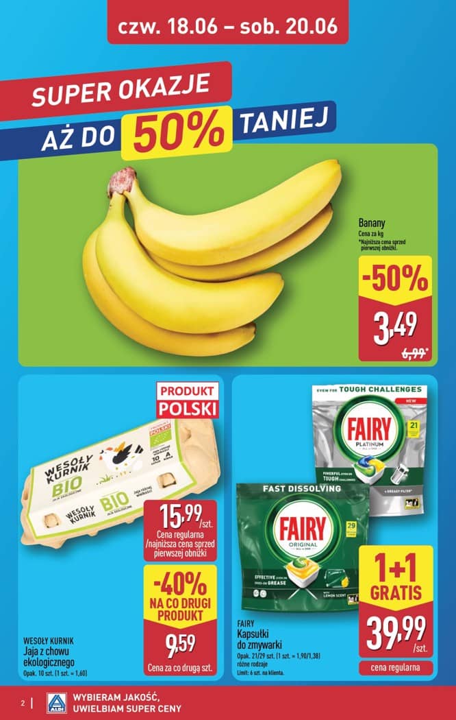 Aldi - Oferta weekendowa od czwartku 18.06 do soboty 20.06 2 puslapis