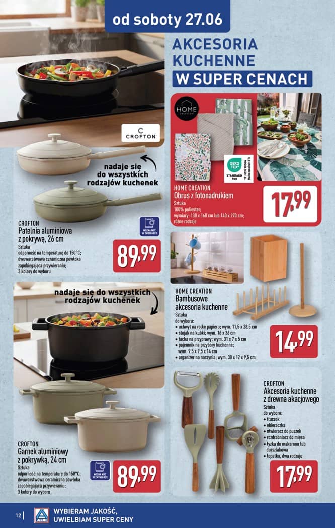 Aldi - Artykuły przemysłowe i tekstylia od środy 24.06 i od soboty 27.06 12 puslapis